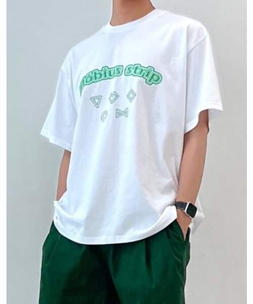 THESTORI（ザ・ストリ）の「メビウスバンド 半袖Tシャツ [ホワイト]（Tシャツ/カットソー・メンズ・その他・1/2）」の2枚目の写真