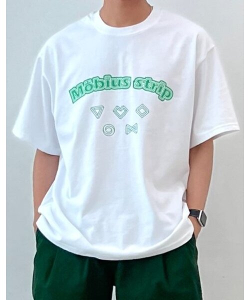 THESTORI（ザ・ストリ）の「メビウスバンド 半袖Tシャツ [ホワイト]（Tシャツ/カットソー・メンズ・その他・1/2）」の3枚目の写真