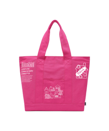 ISTKUNST（イストクンスト）の「[IKXSUH] CANVAS TOTE BAG_PINK(IK2DMMAB43C)（トートバッグ）」