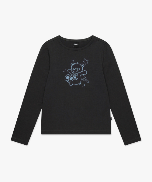LMCの「WM DOODLE BEAR LONG SLV TEE charcoal（Tシャツ/カットソー・レディース・その他・S/M）」の4枚目の写真