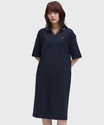 Tipped Pleated Tennis Dress／ティップラインプリーツテニス