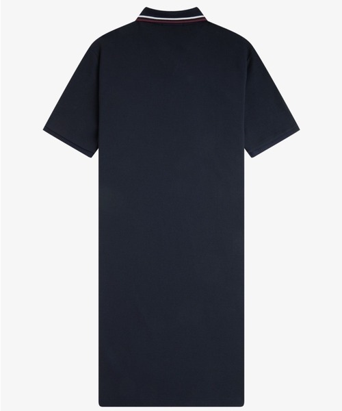 FRED PERRY(フレッドペリー)の「Open Collar Tipped Polo Dress/オープンカラーティップラインポロシャツワンピース(ワンピース・レディース・ネイビー・10)」の14枚目の写真