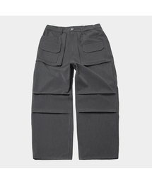 PLACE STUDIO | ステッチダブルポケットインシジョンパラシュートワイドフィットウィンターチノパンツ_2COLOR(その他パンツ)