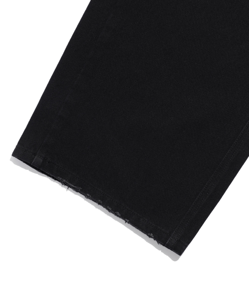 NICE GHOST CLUB（ナイスゴーストクラブ）の「LAYERED WASHED JEANS_BLACK(NG2EFUD111A)（デニムパンツ・レディース・ブラック・S/M/L）」の10枚目の写真