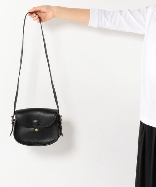 coen（コーエン）の「フラップショルダーバッグ（ショルダーバッグ・レディース・オフホワイト/ブラック/ブラウン/ダークブラウン・FREE）」の2枚目の写真