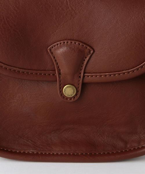 coen（コーエン）の「フラップショルダーバッグ（ショルダーバッグ・レディース・オフホワイト/ブラック/ブラウン/ダークブラウン・FREE）」の13枚目の写真