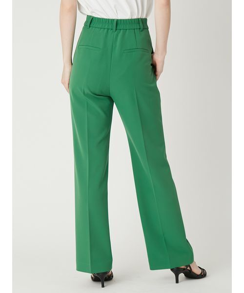 FRAY I.D（フレイアイディー）の「【00サイズあり】センタープレスセミフレアーパンツ（スラックス・レディース・アイボリー/ブラック・0/1/00）」の7枚目の写真