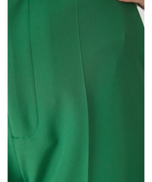 FRAY I.D（フレイアイディー）の「【00サイズあり】センタープレスセミフレアーパンツ（スラックス・レディース・アイボリー/ブラック・0/1/00）」の13枚目の写真