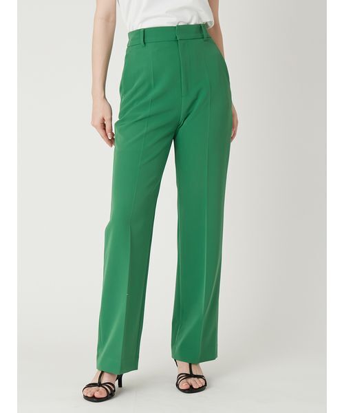 FRAY I.D（フレイアイディー）の「【00サイズあり】センタープレスセミフレアーパンツ（スラックス・レディース・アイボリー/ブラック・0/1/00）」の15枚目の写真