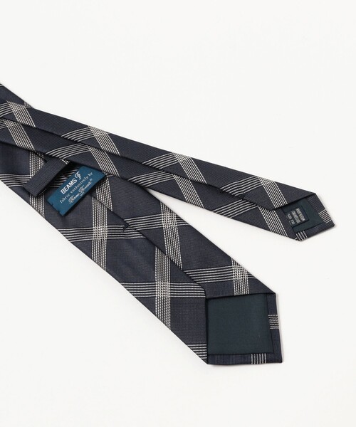 BEAMS F（ビームスエフ）の「Fermo Fossati シルク チェック柄 ネクタイ（ネクタイ・メンズ・パープル/ネイビー・ONE SIZE）」の3枚目の写真