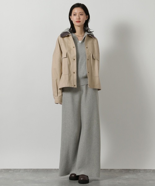 LAKOLE(ラコレ)の「ハンティングジャケット(ブルゾン・レディース・ベージュ/インディゴブルー/アイボリー・FREE)」の21枚目の写真