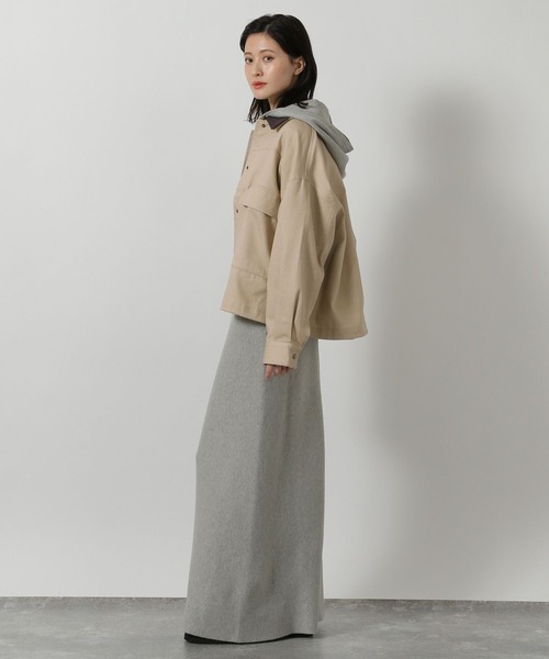 LAKOLE(ラコレ)の「ハンティングジャケット(ブルゾン・レディース・ベージュ/インディゴブルー/アイボリー・FREE)」の22枚目の写真