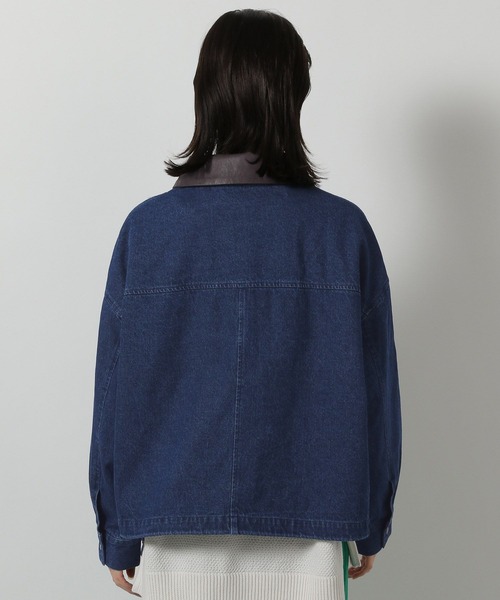 LAKOLE(ラコレ)の「ハンティングジャケット(ブルゾン・レディース・ベージュ/インディゴブルー/アイボリー・FREE)」の8枚目の写真