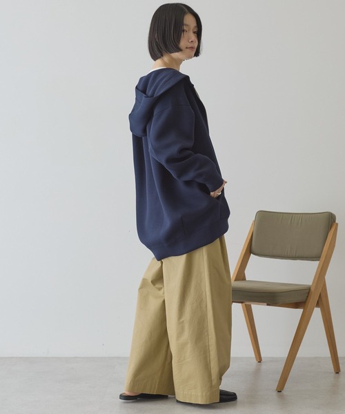 AMERICAN HOLIC（アメリカンホリック）の「ポンチZIPパーカー（パーカー・レディース・グレー系その他/アイボリー/ダークネイビー・L/M）」の20枚目の写真