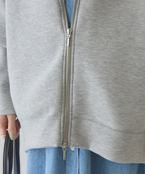 AMERICAN HOLIC（アメリカンホリック）の「ポンチZIPパーカー（パーカー・レディース・グレー系その他/アイボリー/ダークネイビー・L/M）」の15枚目の写真