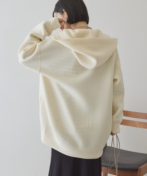 AMERICAN HOLIC（アメリカンホリック）の「ポンチZIPパーカー（パーカー・レディース・グレー系その他/アイボリー/ダークネイビー・L/M）」の11枚目の写真