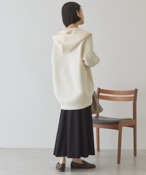 AMERICAN HOLIC（アメリカンホリック）の「ポンチZIPパーカー（パーカー・レディース・グレー系その他/アイボリー/ダークネイビー・L/M）」の14枚目の写真