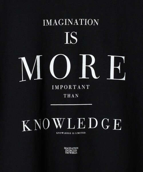 ESPOIR(エスポワール)の「<ESPOIR>IMAGINATION Tシャツ(Tシャツ/カットソー・メンズ・ブラック・XL/M/L)」の5枚目の写真
