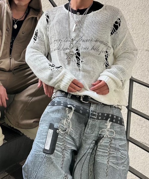 ROSEN KREUZ(ローゼンクロイツ)の「【Rosen Kreuz】ETERNAL ROSE CROSS NECKLACE/KEY RING / 【ローゼンクロイツ】2ウェイローズクロスネックレス&キーリング(ネックレス・メンズ・シルバー・ONE SIZE)」の12枚目の写真