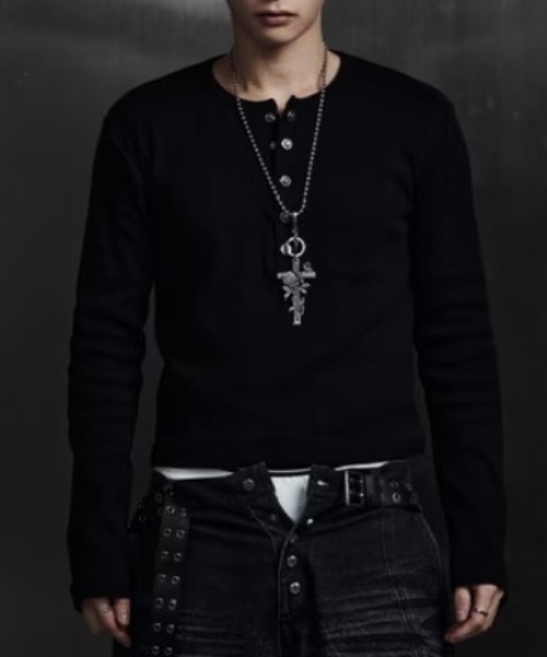 ROSEN KREUZ(ローゼンクロイツ)の「【Rosen Kreuz】ETERNAL ROSE CROSS NECKLACE/KEY RING / 【ローゼンクロイツ】2ウェイローズクロスネックレス&キーリング(ネックレス・メンズ・シルバー・ONE SIZE)」の7枚目の写真