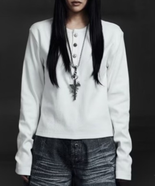 ROSEN KREUZ(ローゼンクロイツ)の「【Rosen Kreuz】ETERNAL ROSE CROSS NECKLACE/KEY RING / 【ローゼンクロイツ】2ウェイローズクロスネックレス&キーリング(ネックレス・メンズ・シルバー・ONE SIZE)」の8枚目の写真