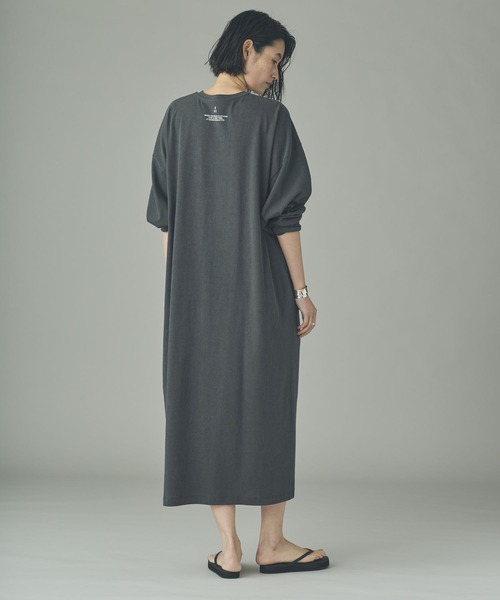 Curensology（カレンソロジー）の「Curensology(カレンソロジー)/＜&RC＞ヴィンテージテンジクワンピース（ワンピース・レディース・チャコールグレー/ベージュ・FREE）」の5枚目の写真