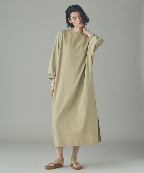 Curensology（カレンソロジー）の「Curensology(カレンソロジー)/＜&RC＞ヴィンテージテンジクワンピース（ワンピース・レディース・チャコールグレー/ベージュ・FREE）」の8枚目の写真