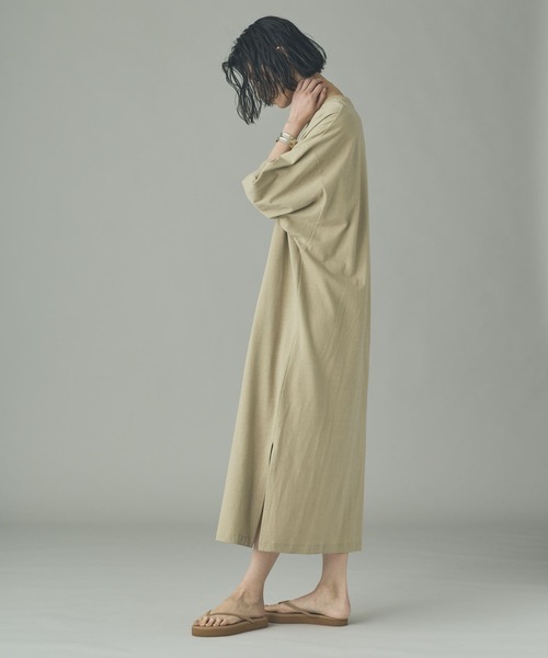 Curensology（カレンソロジー）の「Curensology(カレンソロジー)/＜&RC＞ヴィンテージテンジクワンピース（ワンピース・レディース・チャコールグレー/ベージュ・FREE）」の10枚目の写真