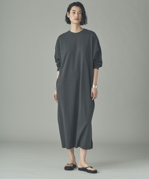 Curensology（カレンソロジー）の「Curensology(カレンソロジー)/＜&RC＞ヴィンテージテンジクワンピース（ワンピース・レディース・チャコールグレー/ベージュ・FREE）」の3枚目の写真