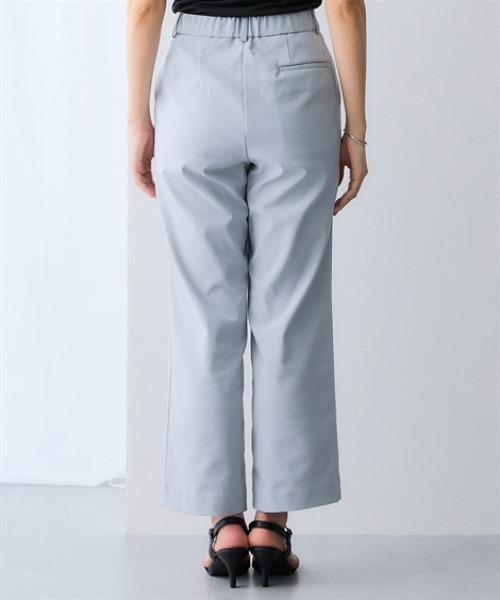 7days Life Styling(セブンデイズライフスタイリング)の「サラサラ裏メッシュ綿混ストレッチストレートパンツ(接触冷感・吸汗速乾・ストレッチ・UVカット)(その他パンツ・レディース・ネイビー/グレー/ブラック・3L/LL/L/M)」の14枚目の写真