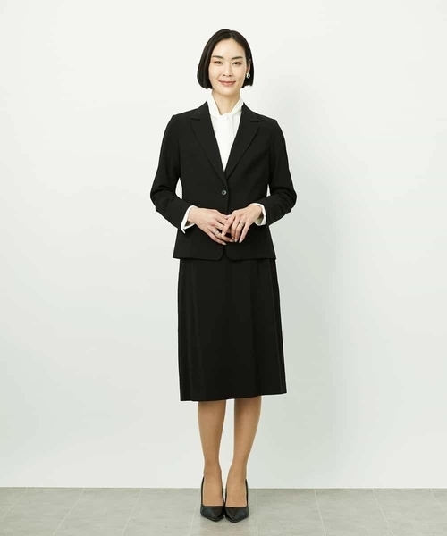 MICHEL KLEIN（ミッシェル・クラン）の「[セットアップ対応]テーラードジャケット（その他アウター・レディース・グレー/ブラック・38）」の7枚目の写真