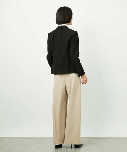 MICHEL KLEIN（ミッシェル・クラン）の「[セットアップ対応]テーラードジャケット（その他アウター・レディース・グレー/ブラック・38）」の12枚目の写真