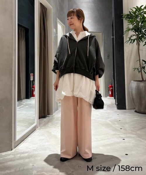 CIAOPANIC TYPY（チャオパニックティピー）の「【とにかくトリコ/5サイズ展開】とろみイージーパンツ（スラックス・レディース・ブラック/ベージュ/ブラウン/グレー/ピンク/イエロー/アイボリー・X-SMALL/MEDIUM/LARGE/X-LARGE/SMALL）」の19枚目の写真