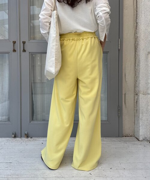 CIAOPANIC TYPY（チャオパニックティピー）の「【とにかくトリコ/5サイズ展開】とろみイージーパンツ（スラックス・レディース・ブラック/ベージュ/ブラウン/グレー/ピンク/イエロー/アイボリー・X-SMALL/MEDIUM/LARGE/X-LARGE/SMALL）」の20枚目の写真