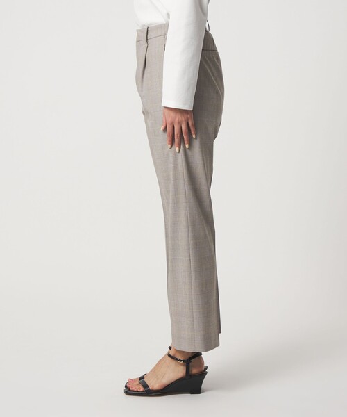 A DAY IN THE LIFE UNITED ARROWS（アデイインザライフユナイテッドアローズ）の「グレンチェック タックストレートパンツ  ‐セットアップ対応・ウォッシャブル‐ ＜A DAY IN THE LIFE＞（スラックス・レディース・ベージュ・40/36/38）」の6枚目の写真