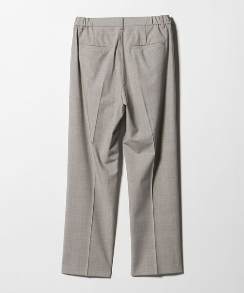 A DAY IN THE LIFE UNITED ARROWS（アデイインザライフユナイテッドアローズ）の「グレンチェック タックストレートパンツ  ‐セットアップ対応・ウォッシャブル‐ ＜A DAY IN THE LIFE＞（スラックス・レディース・ベージュ・40/36/38）」の9枚目の写真