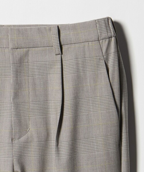 A DAY IN THE LIFE UNITED ARROWS（アデイインザライフユナイテッドアローズ）の「グレンチェック タックストレートパンツ  ‐セットアップ対応・ウォッシャブル‐ ＜A DAY IN THE LIFE＞（スラックス・レディース・ベージュ・40/36/38）」の10枚目の写真