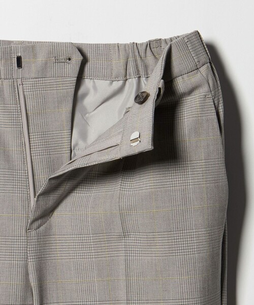 A DAY IN THE LIFE UNITED ARROWS（アデイインザライフユナイテッドアローズ）の「グレンチェック タックストレートパンツ  ‐セットアップ対応・ウォッシャブル‐ ＜A DAY IN THE LIFE＞（スラックス・レディース・ベージュ・40/36/38）」の13枚目の写真