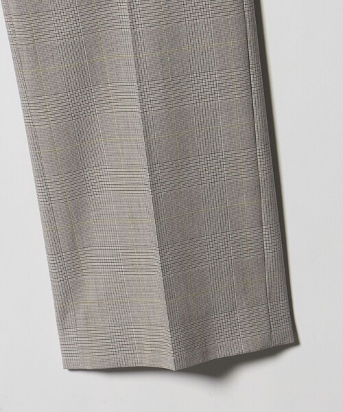 A DAY IN THE LIFE UNITED ARROWS（アデイインザライフユナイテッドアローズ）の「グレンチェック タックストレートパンツ  ‐セットアップ対応・ウォッシャブル‐ ＜A DAY IN THE LIFE＞（スラックス・レディース・ベージュ・40/36/38）」の14枚目の写真