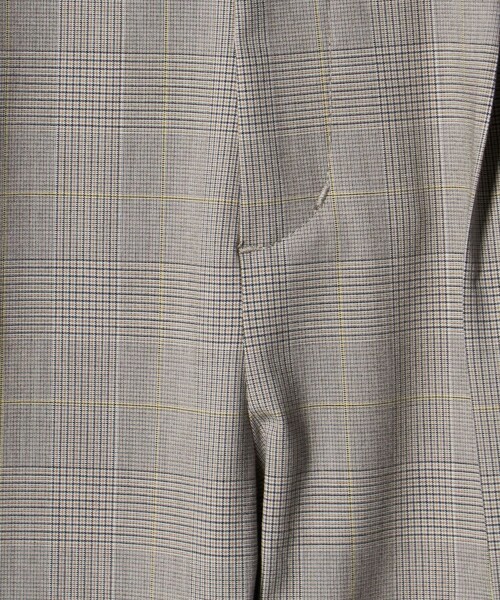 A DAY IN THE LIFE UNITED ARROWS（アデイインザライフユナイテッドアローズ）の「グレンチェック タックストレートパンツ  ‐セットアップ対応・ウォッシャブル‐ ＜A DAY IN THE LIFE＞（スラックス・レディース・ベージュ・40/36/38）」の15枚目の写真