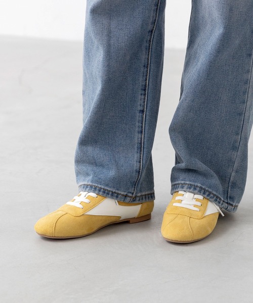 welleg（ウェレッグ）の「ローカット シンプル スニーカー（スニーカー・レディース・ライトグレー/チャコールグレー/ホワイト/イエロー・M/S/SS/3L/LL/L）」の8枚目の写真