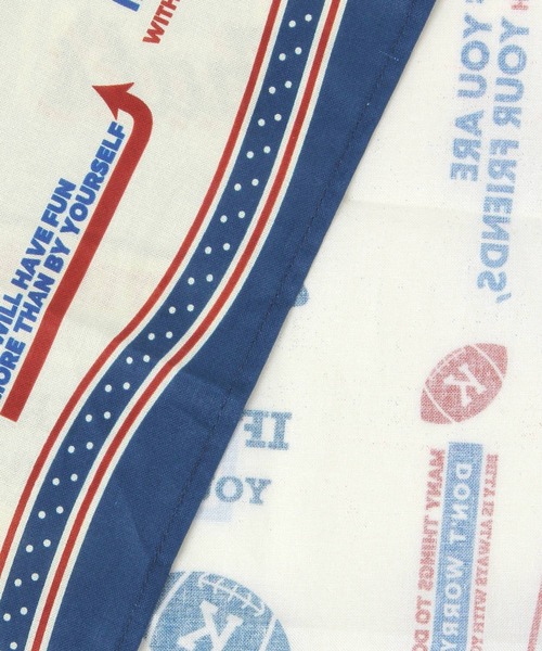 niko and...（ニコアンド）の「【BILLY(ビリー)】バンダナハンカチ（バンダナ/スカーフ・レディース・ブルー・0）」の10枚目の写真