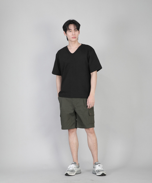 SAINTCREW(セントクルー)の「無地Vネック半袖TシャツVSR-881ブラック(Tシャツ/カットソー・メンズ・その他・MEDIUM/LARGE/XXX-LARGE/XX-LARGE/XXXX-LARGE/X-LARGE/SMALL)」の9枚目の写真