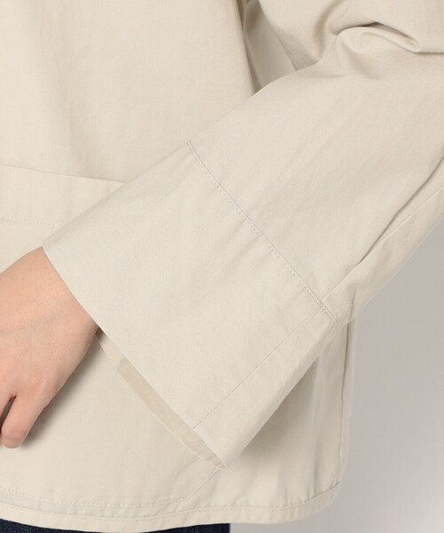 DANTON(ダントン)の「Women's Downproof Collarless Short Jacket(ノーカラージャケット・レディース・オフホワイト・34/38/36)」の8枚目の写真