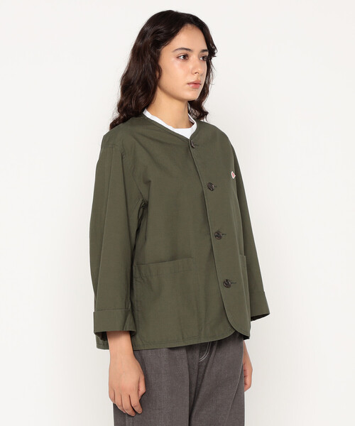 DANTON(ダントン)の「Women's Downproof Collarless Short Jacket(ノーカラージャケット・レディース・オフホワイト・34/38/36)」の14枚目の写真