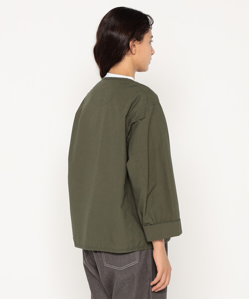 DANTON(ダントン)の「Women's Downproof Collarless Short Jacket(ノーカラージャケット・レディース・オフホワイト・34/38/36)」の16枚目の写真