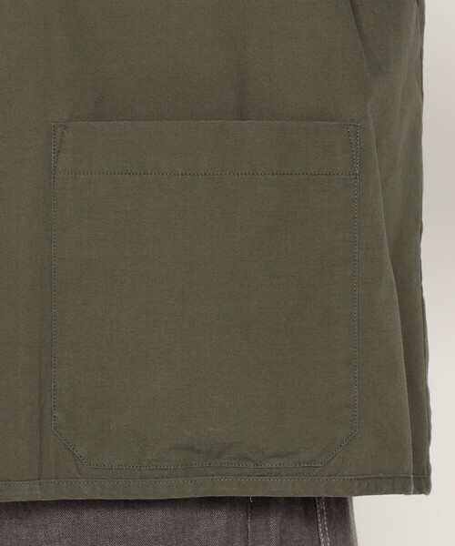 Downproof Collarless Short Jacket オフホワイト Women's Downproof Collarless Short Jacket（ノーカラージャケット