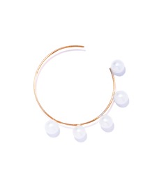 【les bonbon】flotter pearl hoop pierce S/フロテ パール フープ ピアス S 片耳
