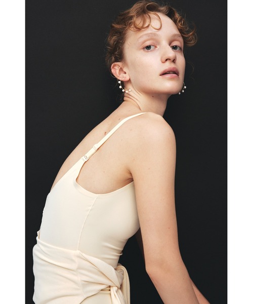 les bonbon（ルボンボン）の「【les bonbon】flotter pearl hoop pierce S/フロテ パール フープ ピアス S 片耳（ピアス（片耳用）・レディース・ホワイト・FREE）」の5枚目の写真