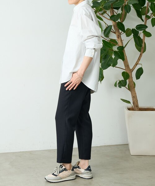 LIVETART（リヴェタート）の「コットンウォッシュシャツ（シャツ/ブラウス・レディース・ピンク/ホワイト・FREE）」の15枚目の写真